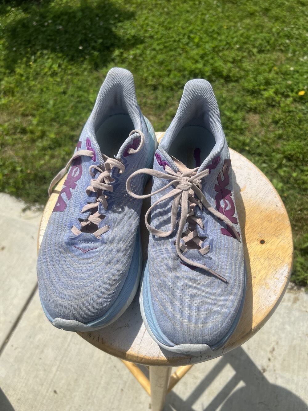 HOKA One One Rincon 3 Sneakers Women's Size 10B Blue Purple Athletic Shoes